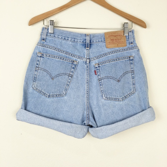 Levi high waisted mom shorts Clearance